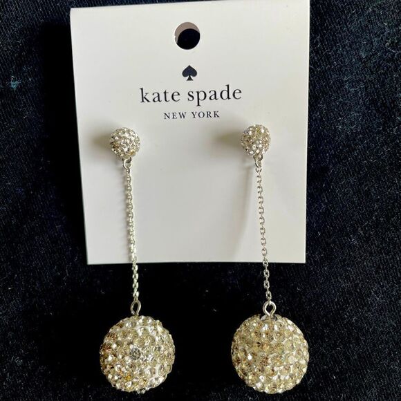 🆕 Kate spade sparkly dangle earrings for Women - Picture 1 of 4